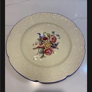 2 Vintage Antique Coalport China Lady Diana Dinner Plates 10-1/2"